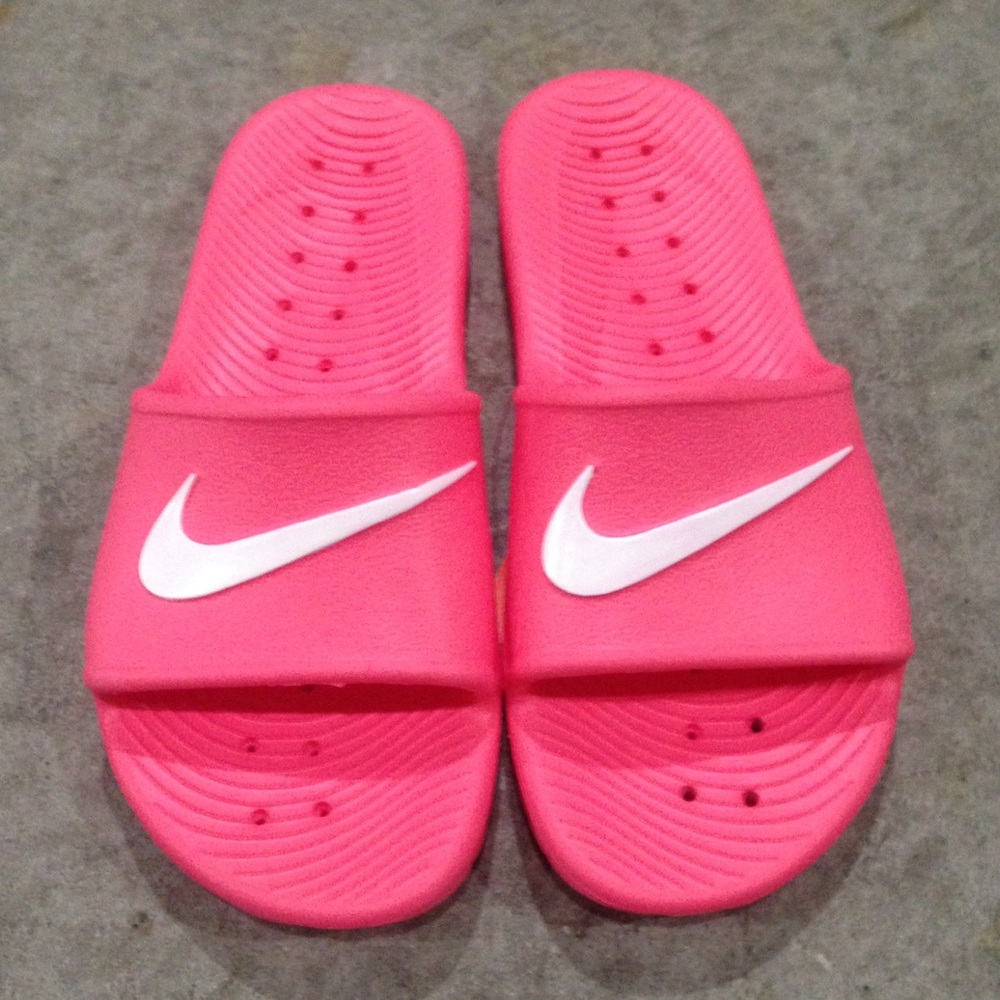 WMNS NIKE KAWA SHOWER SANDALS SWOOSH WOMENS PINK